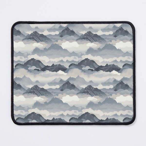 Item preview, Foggy Mountain Peaks designed and sold by BitsDelightful.