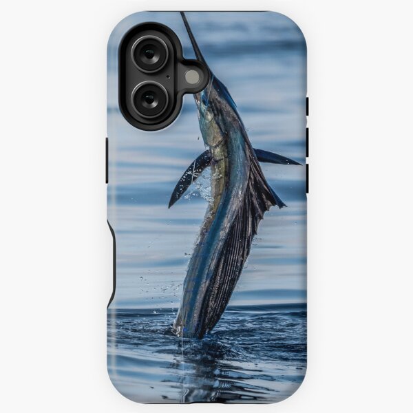 Vista previa del artículo con la obra «Pez vela saltando fuera del agua», diseñado y vendido por FishingNation.