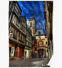 Rue du Gros Horloge Poster
