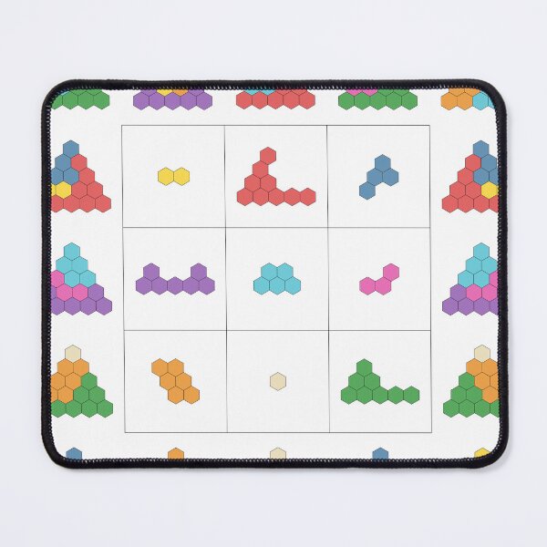 Item preview, Geometric Magic Square with Triangles white background designed and sold by puzzlewocky.