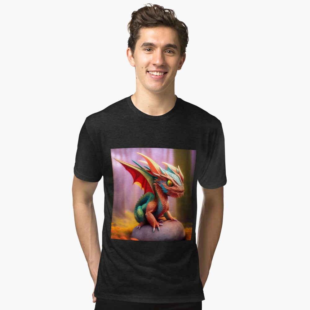 Item preview, Tri-blend T-Shirt designed and sold by dragynrain.