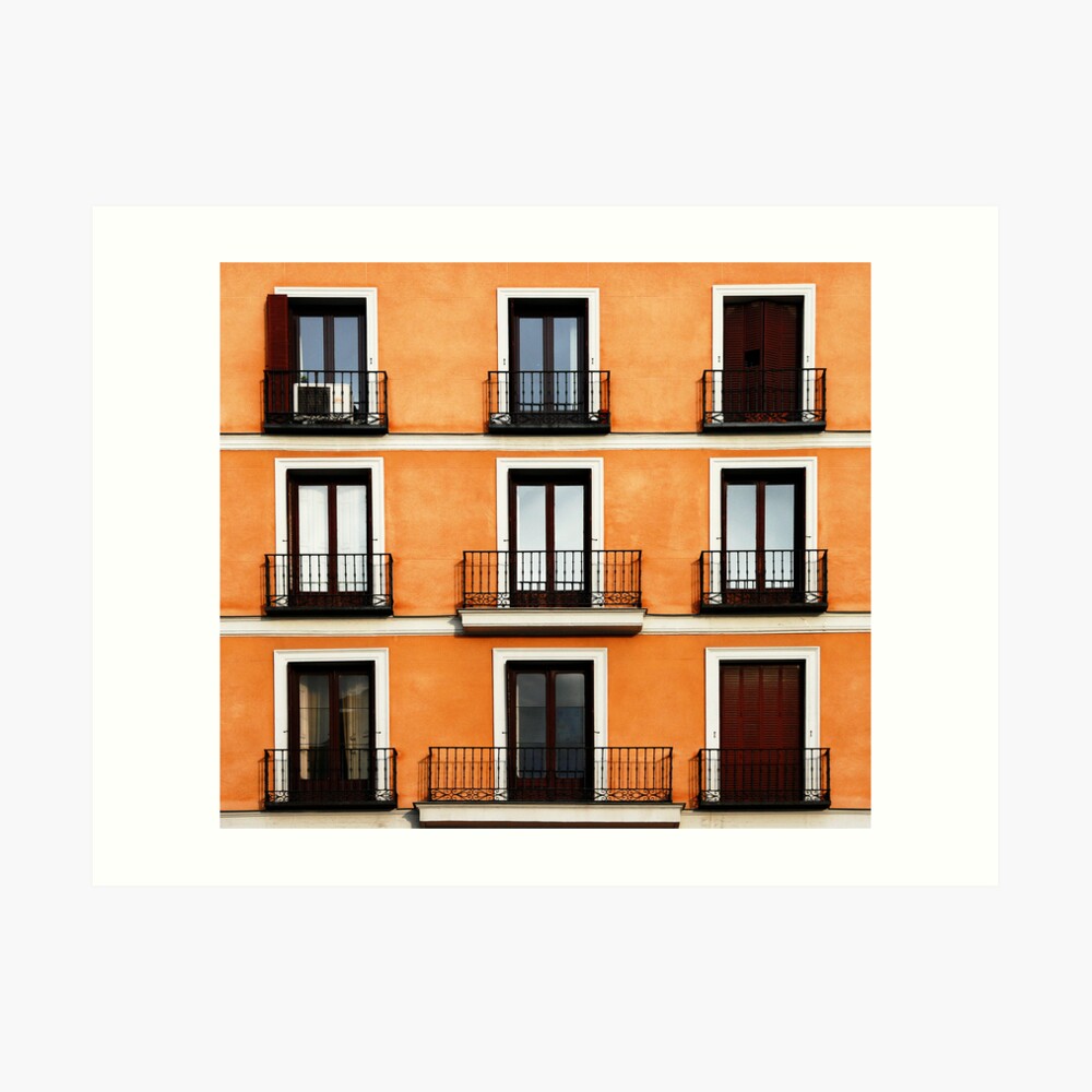 Madrid, Spain. Art Print