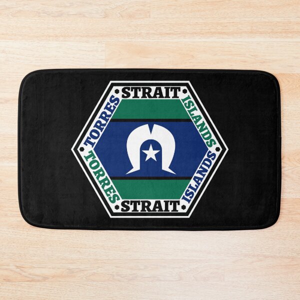 Item preview, Torres Strait Islands Flag Hexagon designed and sold by Fed Sher.