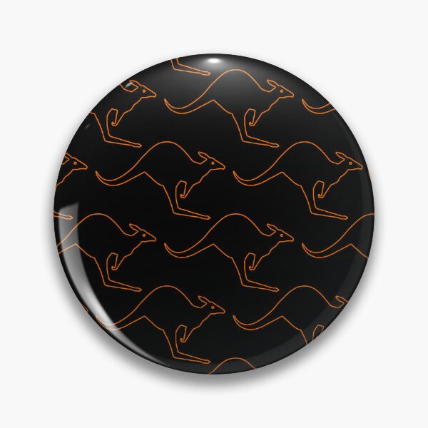 Item preview, KANGAROO PATTERN. OUTLINE ORANGE. designed and sold by 5hertz.