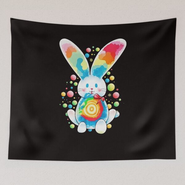 Item preview, Cute Bunny Colorful Easter Egg Funny Bunny Easter designed and sold by Cheeeeky.