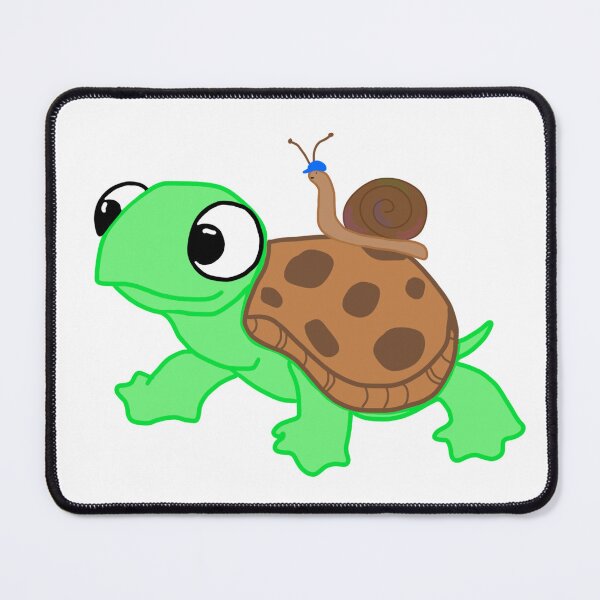 Item preview, Turtle with a snail friend on his back who has a hat designed and sold by TheSmileStudio.