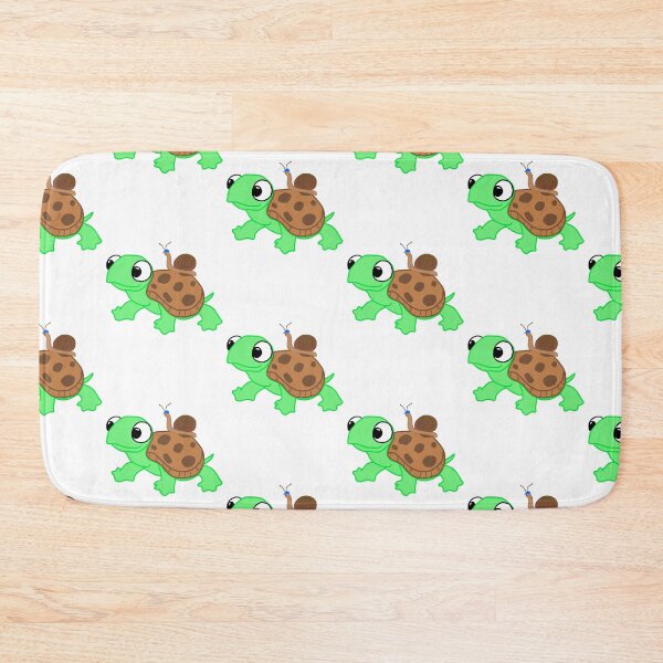 Item preview, Turtle with a snail friend on his back who has a hat designed and sold by TheSmileStudio.