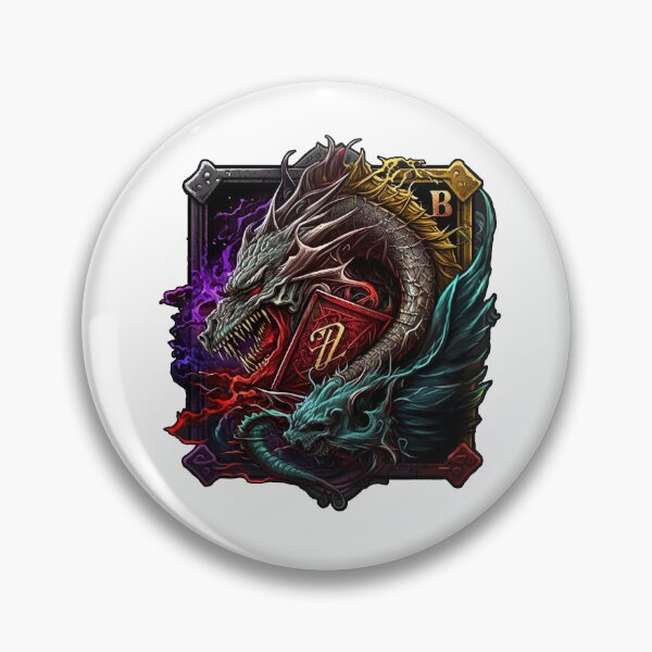 Item preview, Colorful Fantasy Design of a Silver Dragon with a Red Book designed and sold by Kalligraphika.