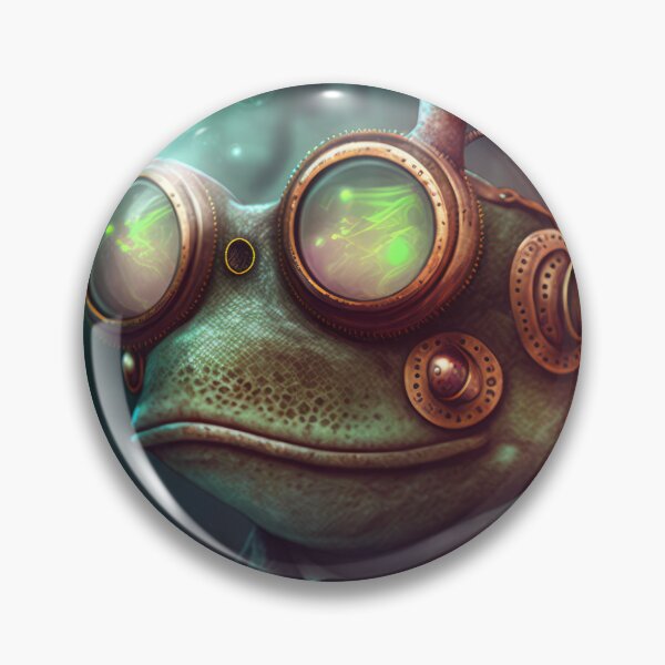 Artikelvorschau, Professor Frog Scientist - Cyberpunk, Steampunk-Experiment entworfen und verkauft von ArtificialEye.