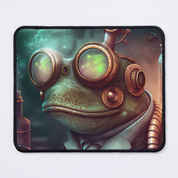 Artikelvorschau, Professor Frog Scientist - Cyberpunk, Steampunk-Experiment entworfen und verkauft von ArtificialEye.