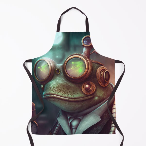Item preview, Professor Frog Scientist - Cyberpunk, Steampunk experiment designed and sold by ArtificialEye.