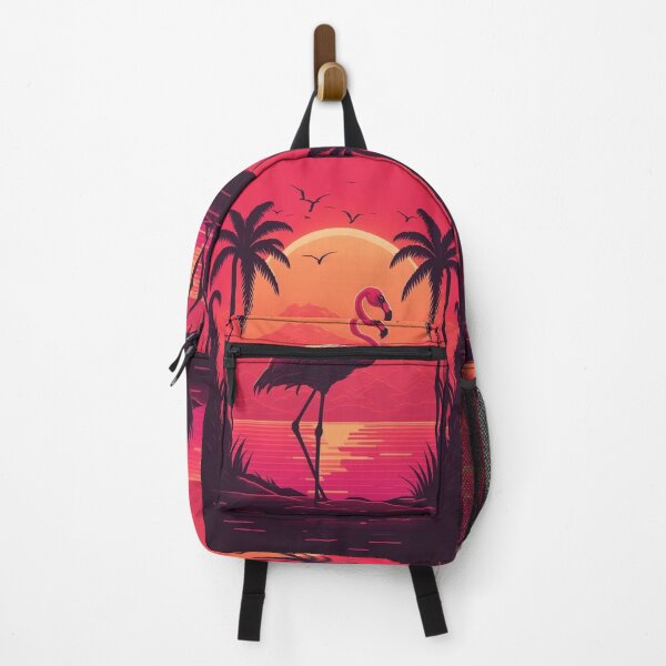 Item preview, 80s Retro Outrun Flamingo designed and sold by RESToRAPTOR.