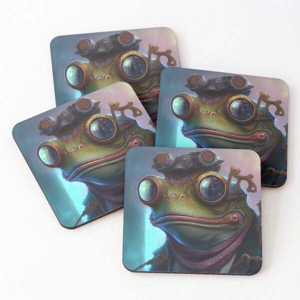 Item preview, Professor Frog Scientist - Cyberpunk, Steampunk experiment designed and sold by ArtificialEye.