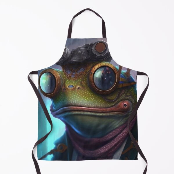 Item preview, Professor Frog Scientist - Cyberpunk, Steampunk experiment designed and sold by ArtificialEye.