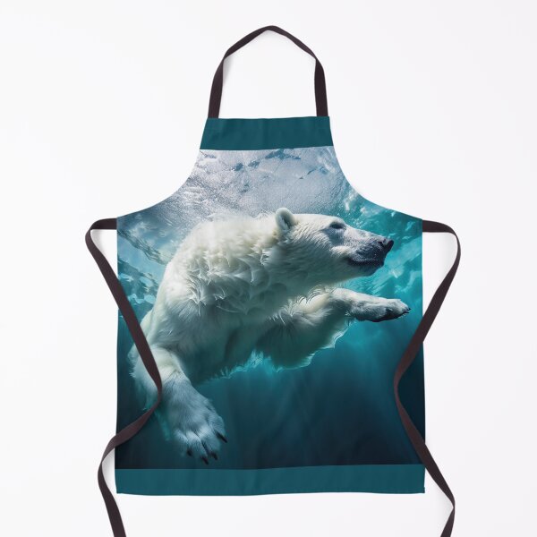 Item preview, Polar Bear swimming underwater designed and sold by ebrawne.