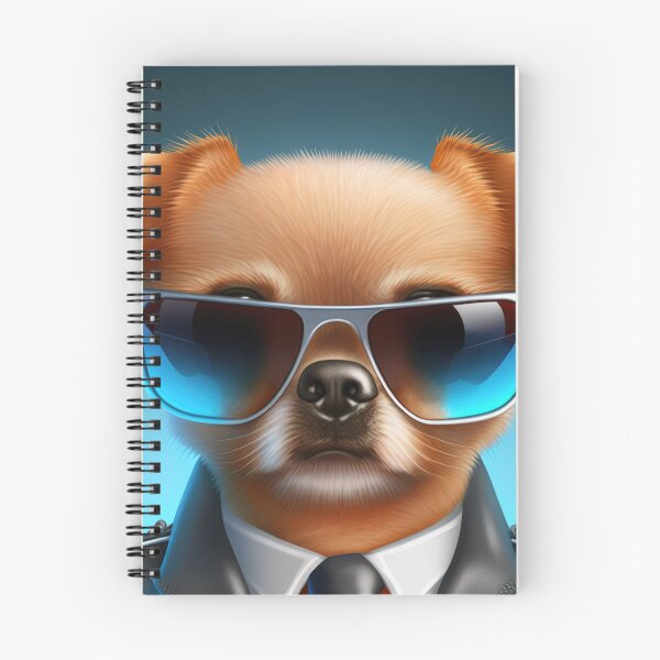 Item preview, El perro del FBI de la CIA con traje negro y gafas de sol toma el mando designed and sold by ArtificialEye.