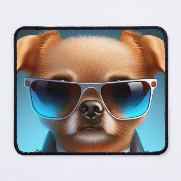 Item preview, CIA FBI Dog in Black Suit and Sunglasses is taking command designed and sold by ArtificialEye.