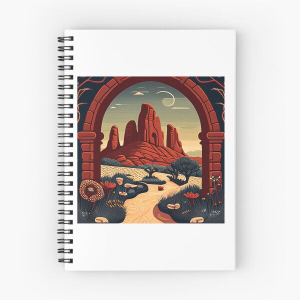 Item preview, Arches National Park Scandinavian Folk Art Style designed and sold by PikoApparel.