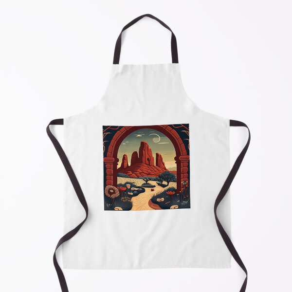 Item preview, Arches National Park Scandinavian Folk Art Style designed and sold by PikoApparel.