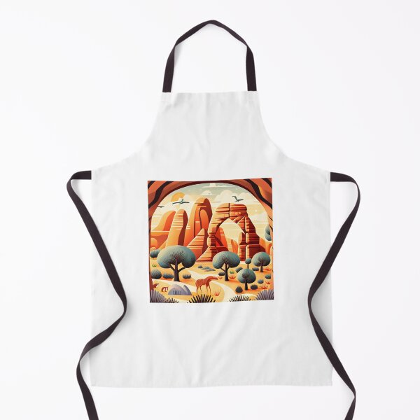 Item preview, Arches National Park Scandinavian Folk Art Style designed and sold by PikoApparel.