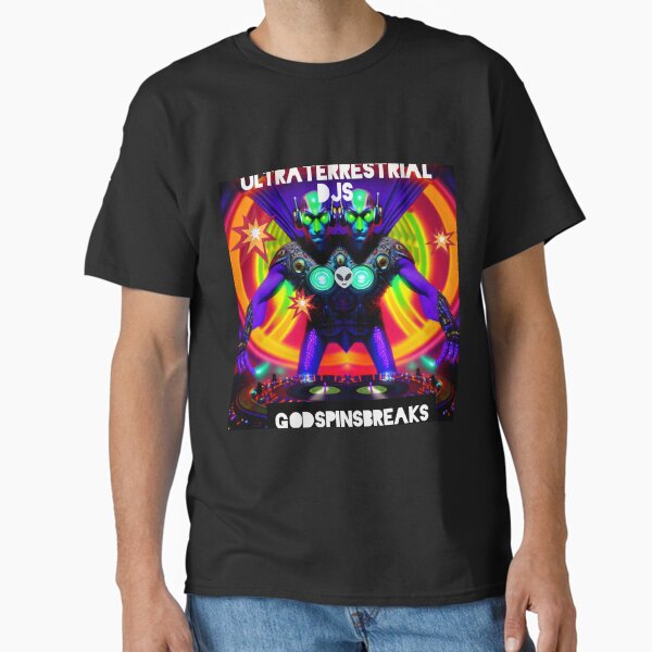 Item preview, Ultraterrestrial DJs: GODSPINSBREAKS Front cover designed and sold by StrangeFetish.