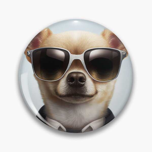Item preview, CIA FBI Dog in Black Suit and Sunglasses is taking command designed and sold by ArtificialEye.