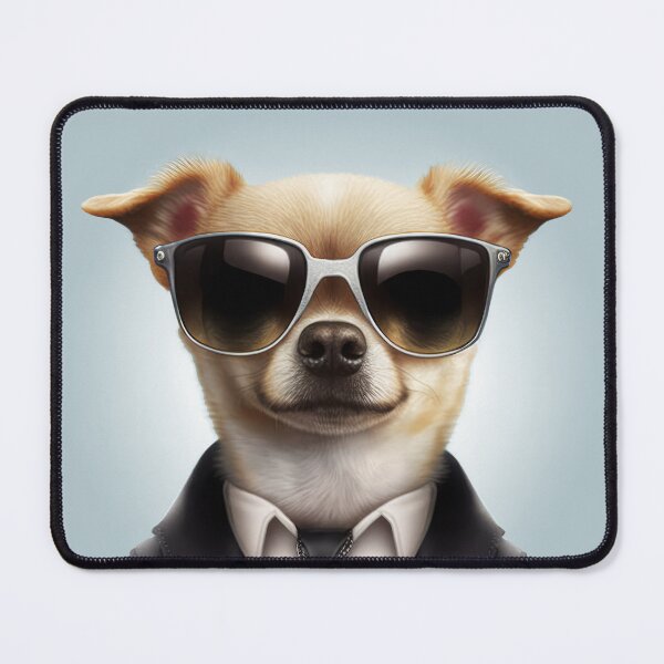 Item preview, El perro del FBI de la CIA con traje negro y gafas de sol toma el mando designed and sold by ArtificialEye.