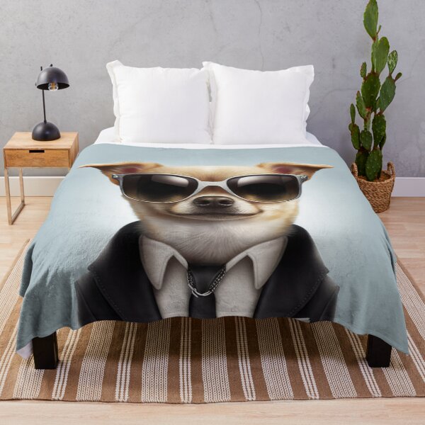 Item preview, CIA FBI Dog in Black Suit and Sunglasses is taking command designed and sold by ArtificialEye.