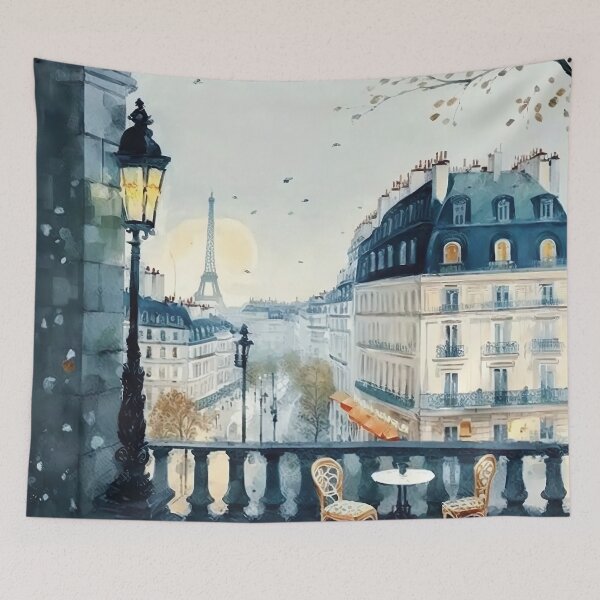 Item preview, Unoccupied Love: The Empty Balcony in the Heart of Paris Landscape  designed and sold by Amalie A.