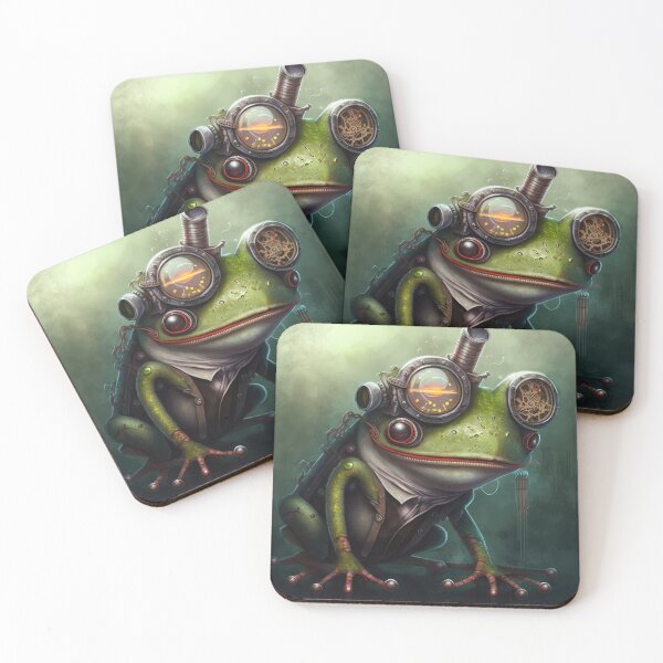 Item preview, Professor Frog Scientist - Cyberpunk, Steampunk experiment designed and sold by ArtificialEye.