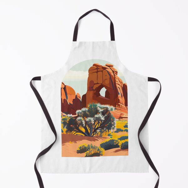 Item preview, Arches National Park Scandinavian Folk Art Style Arch designed and sold by PikoApparel.