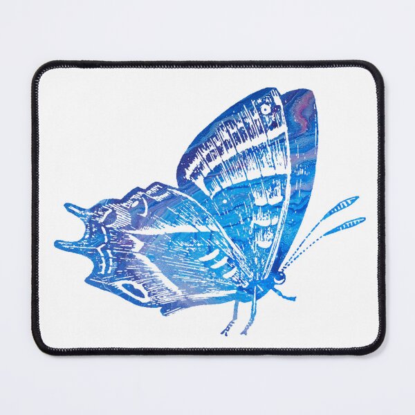 Item preview, Blue Vintage Butterfly designed and sold by greyjayarts.
