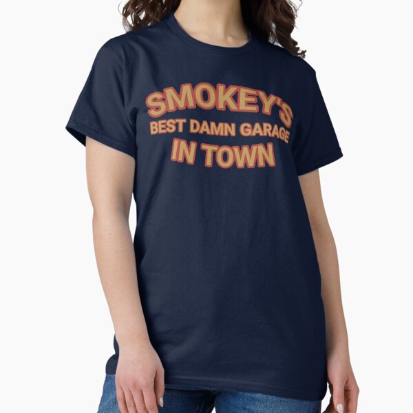 Vista previa del artículo con la obra «El mejor maldito garaje de Smokey Yunick en la ciudad», diseñado y vendido por Chriscarrrocks0.