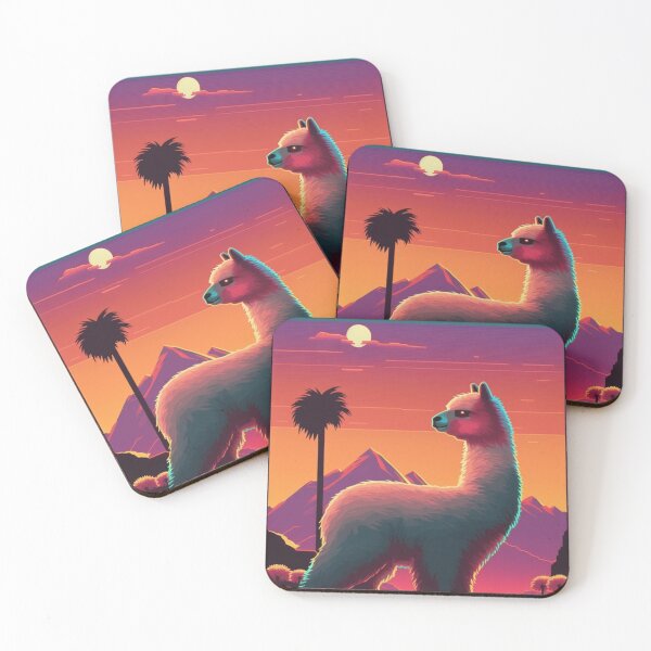 Item preview, 80s Retro Outrun Alpaca designed and sold by RESToRAPTOR.