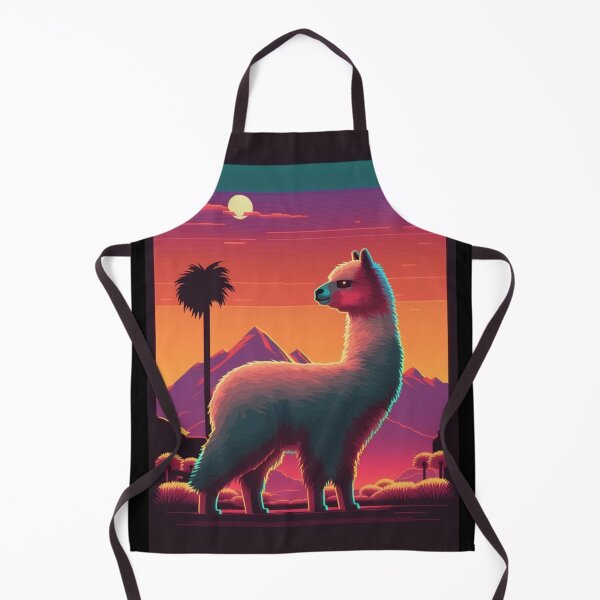 Item preview, 80s Retro Outrun Alpaca designed and sold by RESToRAPTOR.