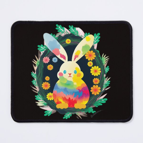 Item preview, Cute Bunny Colorful Easter Egg Floral Funny Bunny Easter designed and sold by Cheeeeky.