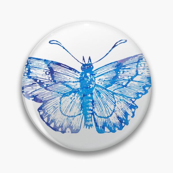 Item preview, Blue Vintage Butterfly designed and sold by greyjayarts.