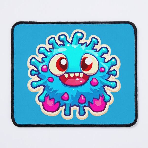 Item preview, Friendly corona virus with big eyes designed and sold by Girih.