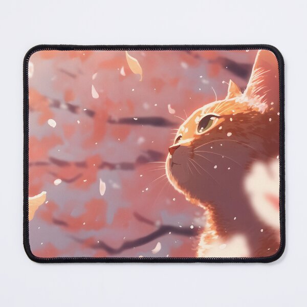 Item preview, Ginger Cat In Cherry Bloosom designed and sold by dotperinchart.