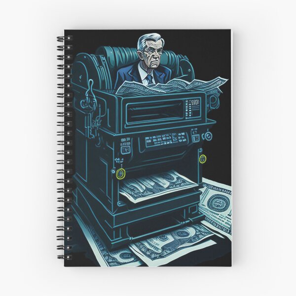 Item preview, printing money machine jerome powell designed and sold by kombos.