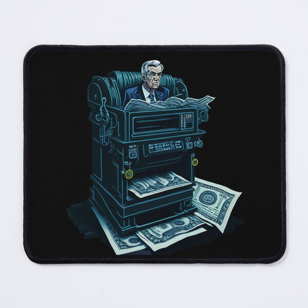 Item preview, printing money machine jerome powell designed and sold by kombos.