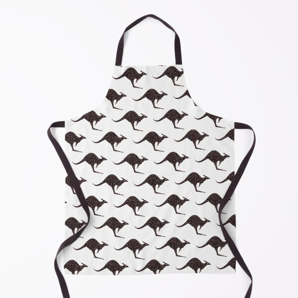 Item preview, KANGAROO PATTERN. ABORIGINAL DOT STYLE. ON WHITE. designed and sold by 5hertz.