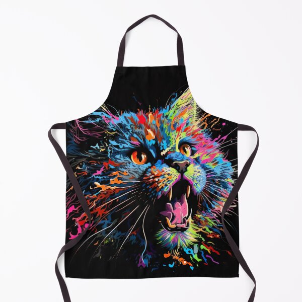 Item preview, Trippy Attack Kitty designed and sold by Matt's Artificial Nature.