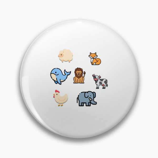Item preview, Cute elegant Animals sticker pack designed and sold by AnsykD.