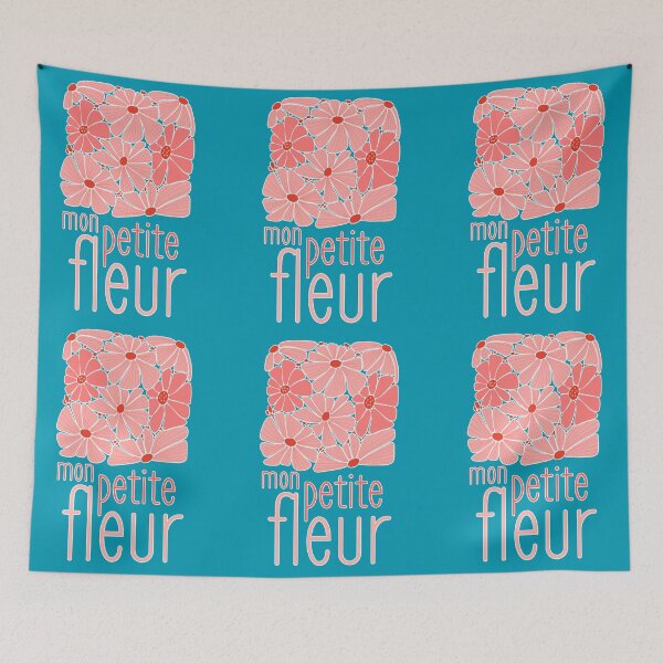 Item preview, Welcome Spring Daisies French Quote Mon Petite Fleur designed and sold by Renata Illustrata.