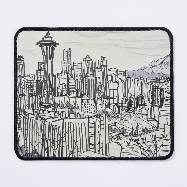 Item preview, Seattle Skyline designed and sold by LifeQuester.