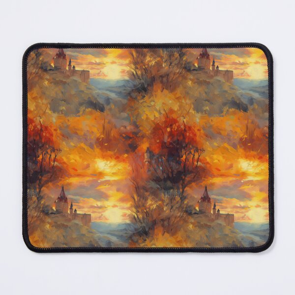 Item preview, SunsetGolden Castle Tile designed and sold by Richard-Y.