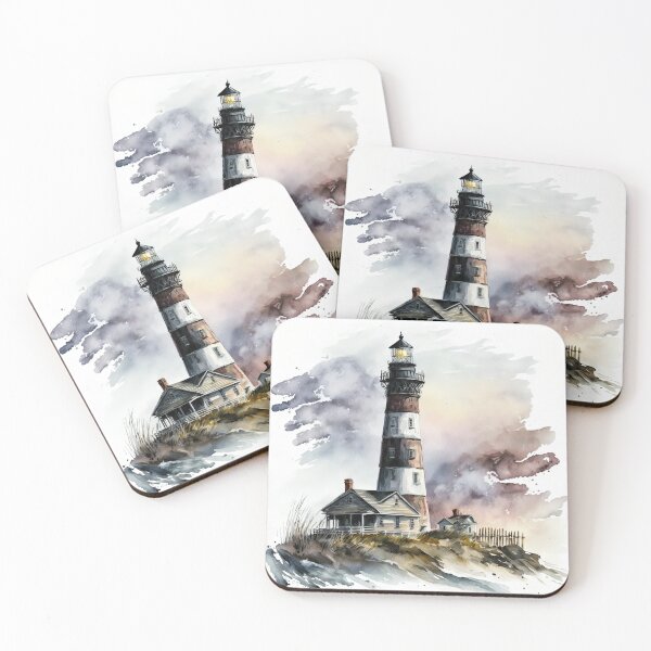 Item preview, Watercolor Lighthouse designed and sold by Artifact-Design.