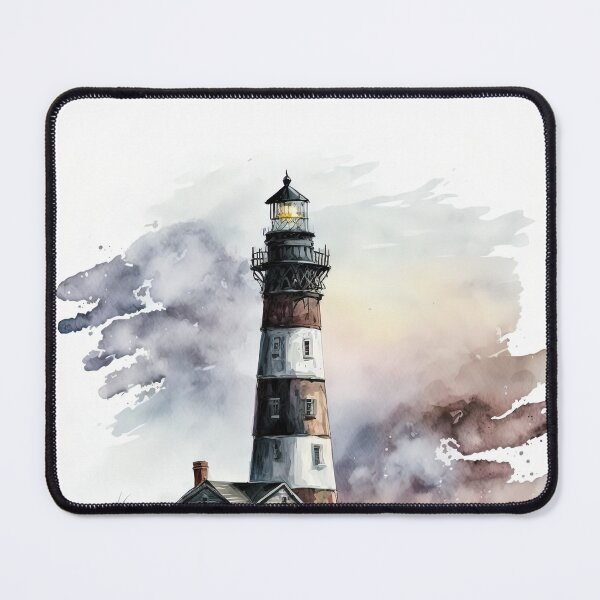 Item preview, Watercolor Lighthouse designed and sold by Artifact-Design.
