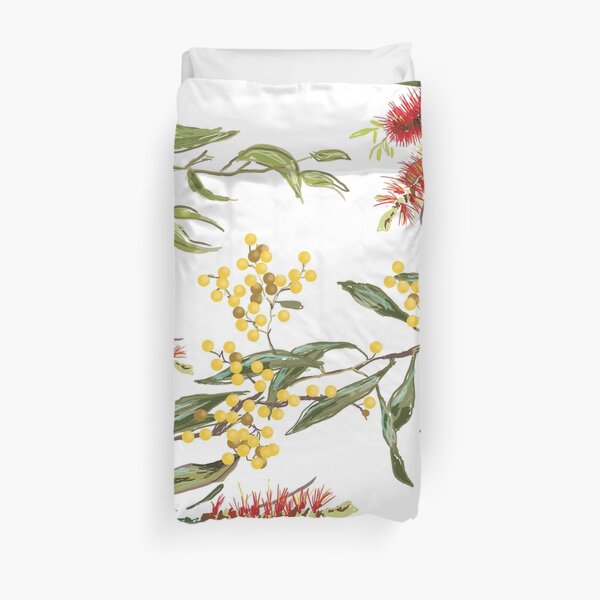 Australian Flowers Duvet Cover